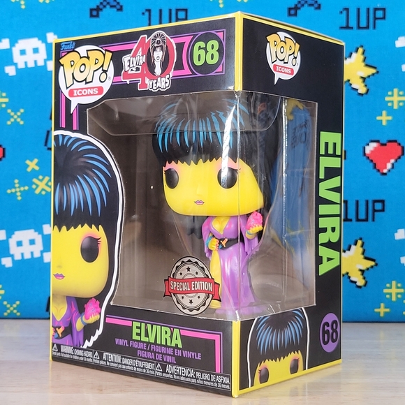 Funko PoP Icons Elvira 40 Years #68 Special Edition Collectible - Picture 6 of 11